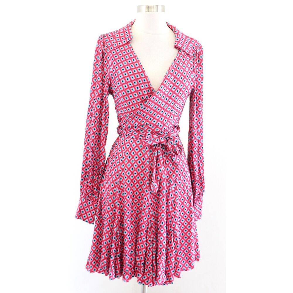 Free People It Takes Two Pop Combo Tie Waist Open Back Printed Dress Size M - Picture 1 of 8